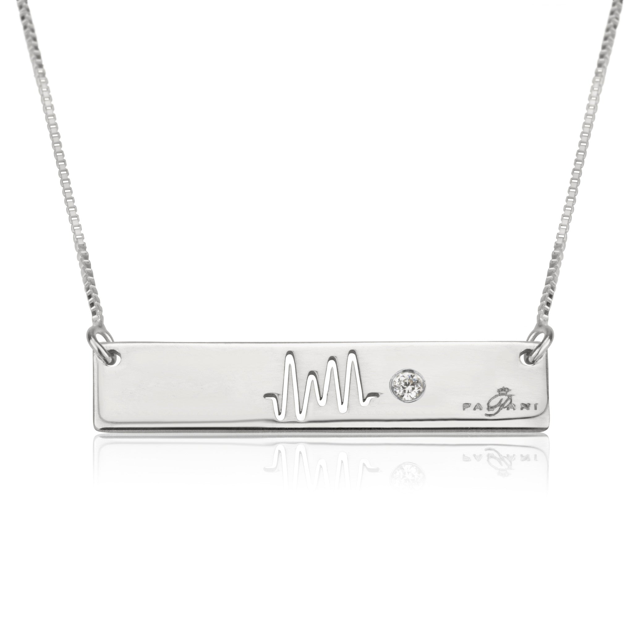 Horizon Beat necklace with Stone