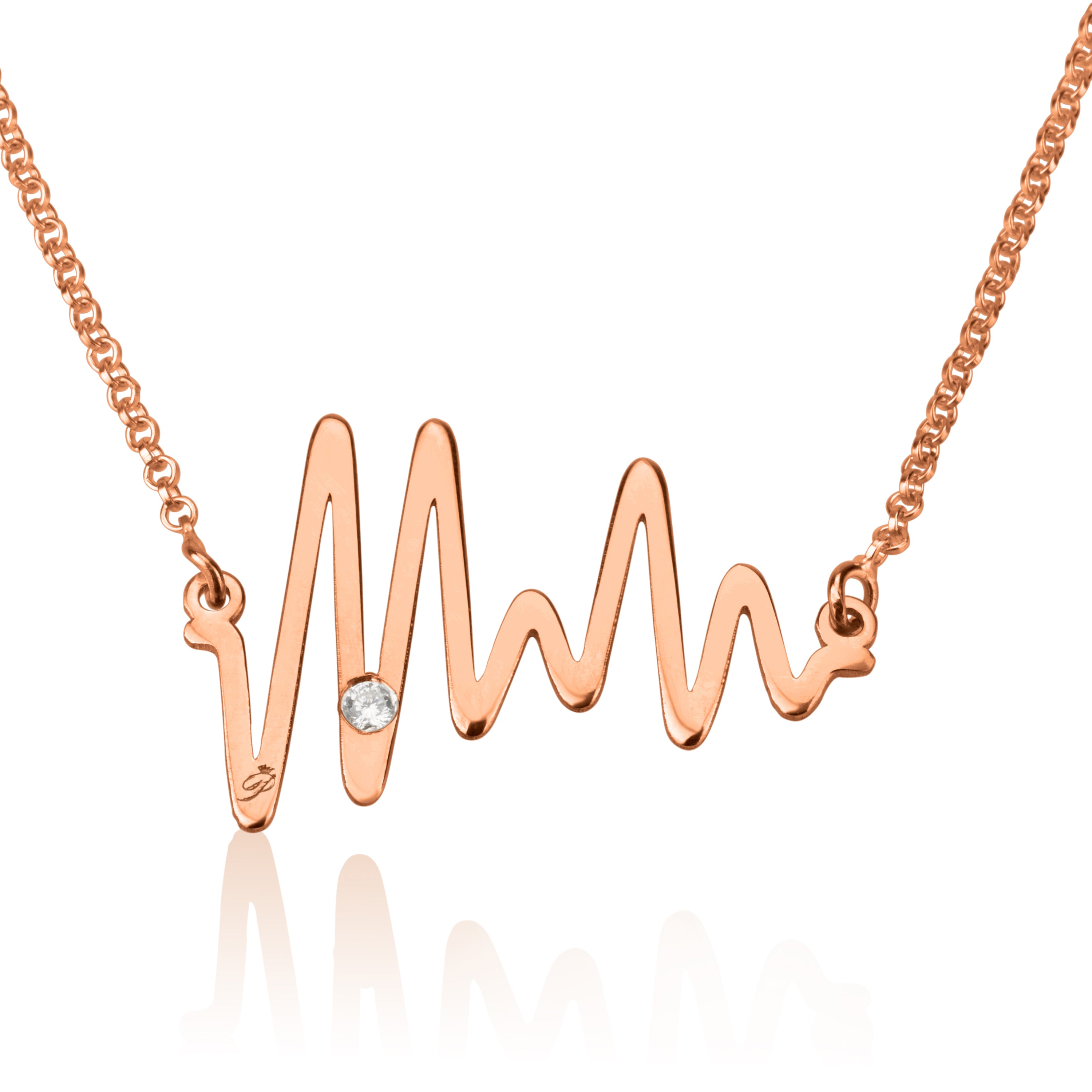 Ocean Beat Necklace with stone