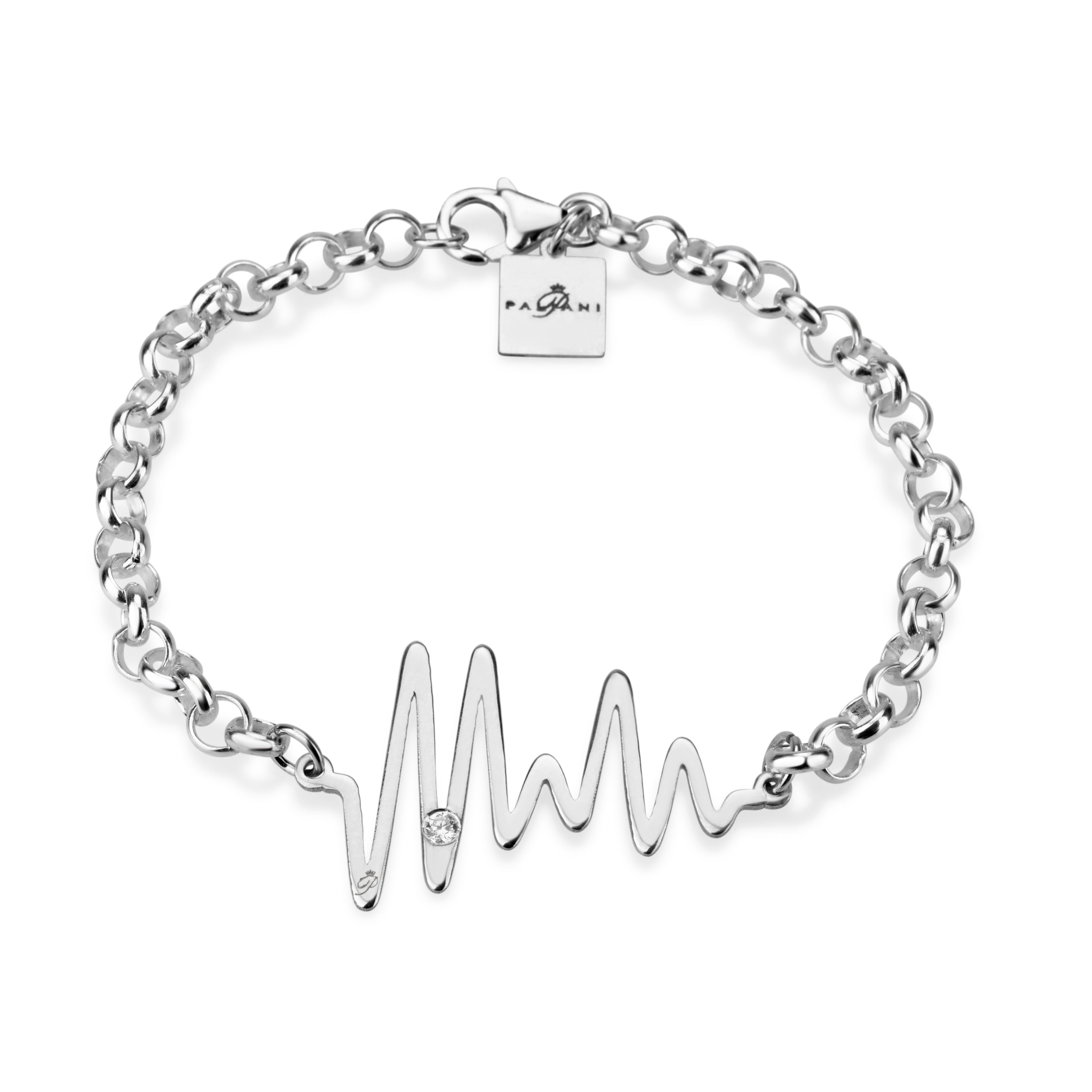 OCEAN PULSE BRACELET WITH STONE