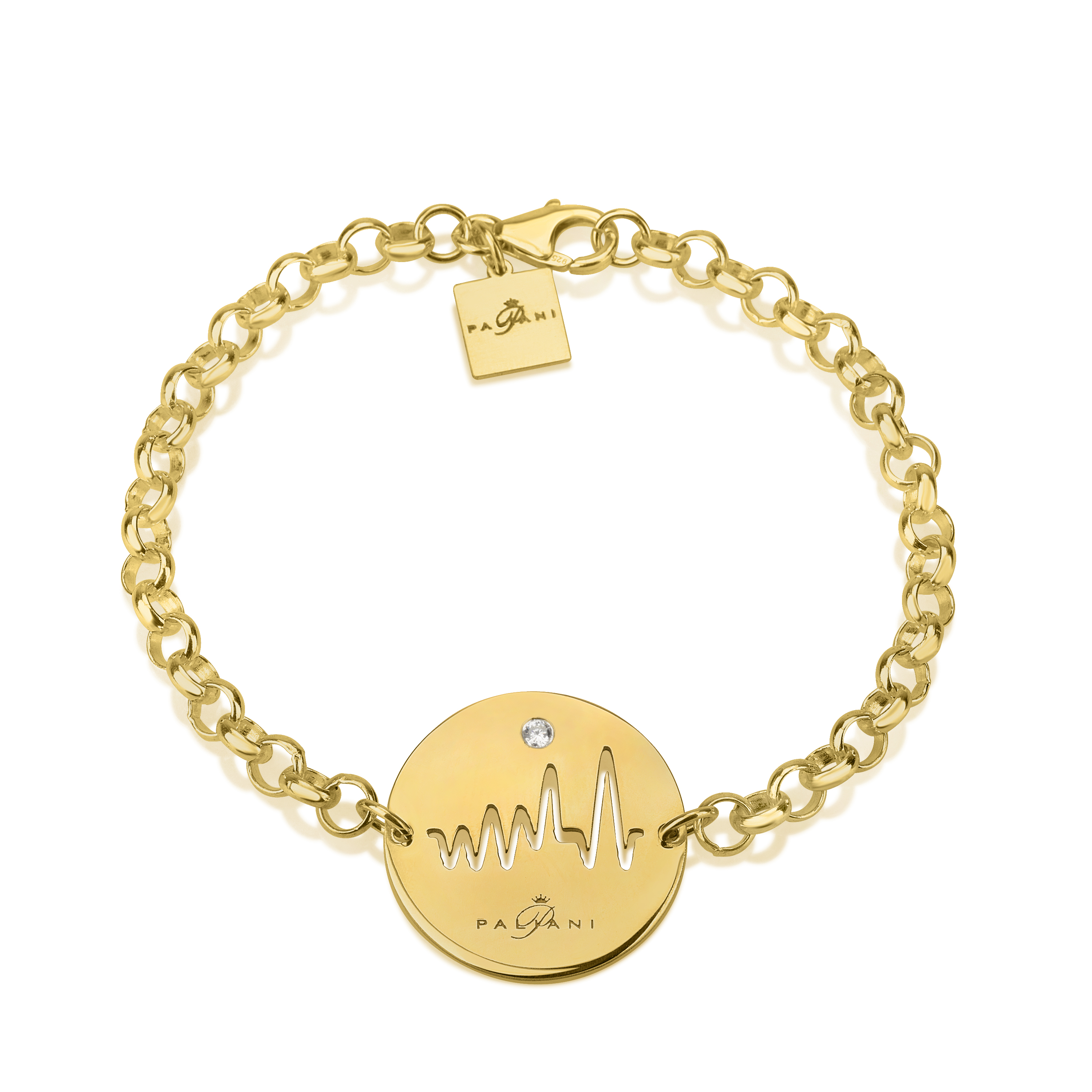 Moonlight Pulse bracelet with Stone